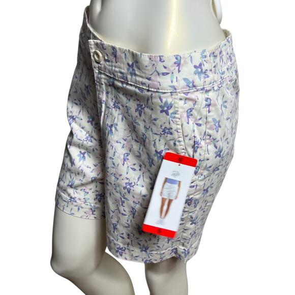Jachs Girlfriend Floral Cotton-Modal Blend Shorts, Size M – Soft & Comfortable - Picture 12 of 14